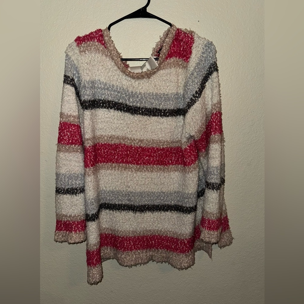 Lane Bryant Multicolored striped sweater